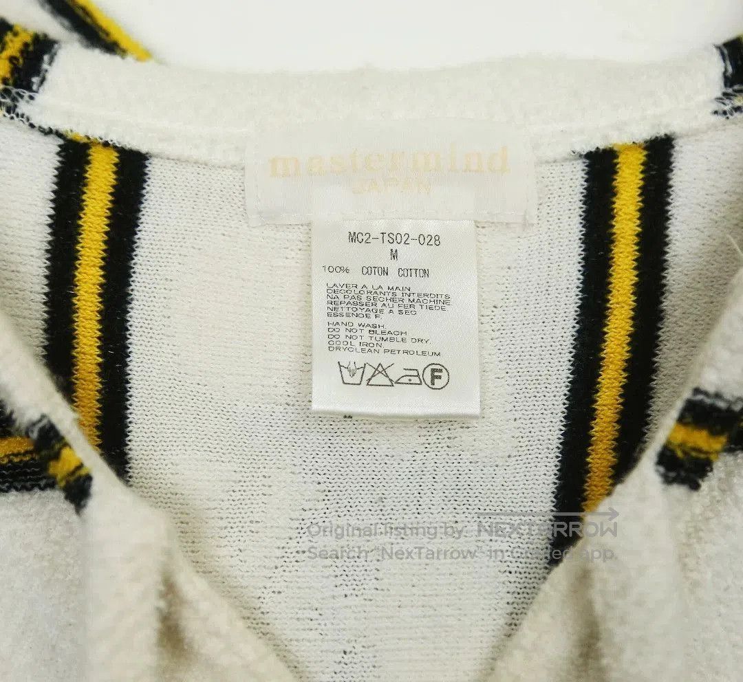 Mastermind Japan Multi Striped Long Sleeve Hoodie. Size US M / EU 48-50 / 2 - 7 Thumbnail