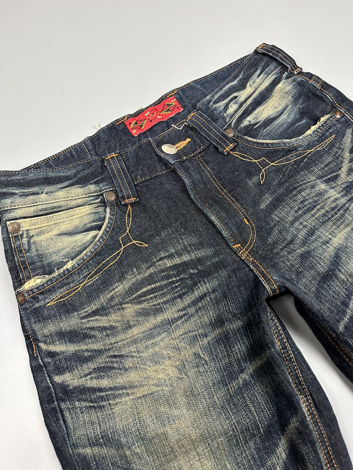 If Six Was Nine Vintage Edwin Flared Denim Size US 33 - 8 Thumbnail