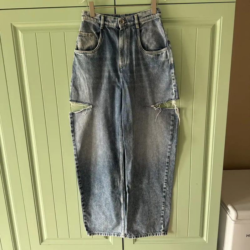 Maison Margiela Maison Margiela Blue Denim Women's Jeans 0089 Size 29" - 1 Thumbnail