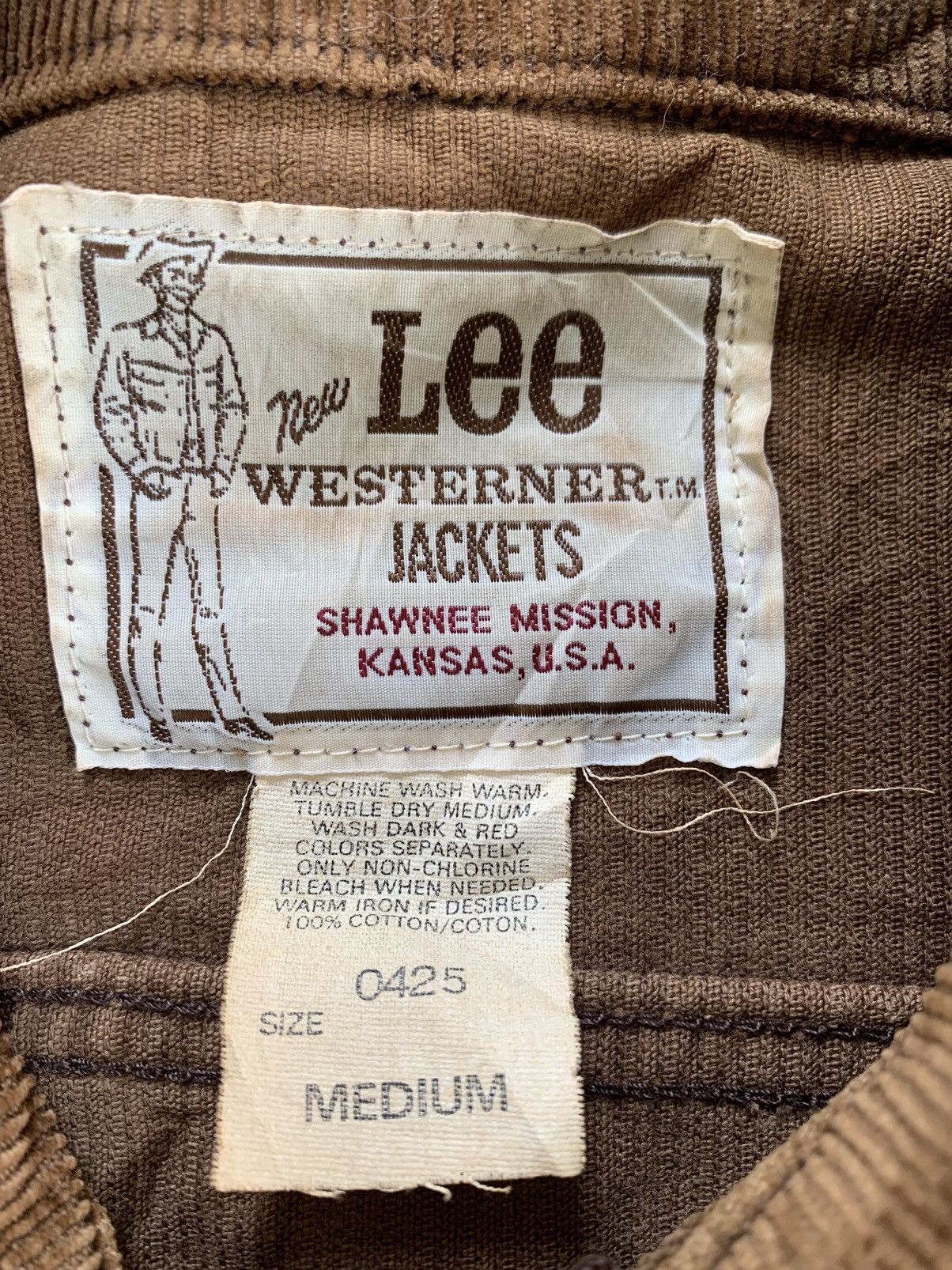 Lee Vtg Lee Westerner Jacket Trucker Corduroi Size US M / EU 48-50 / 2 - 15 Thumbnail