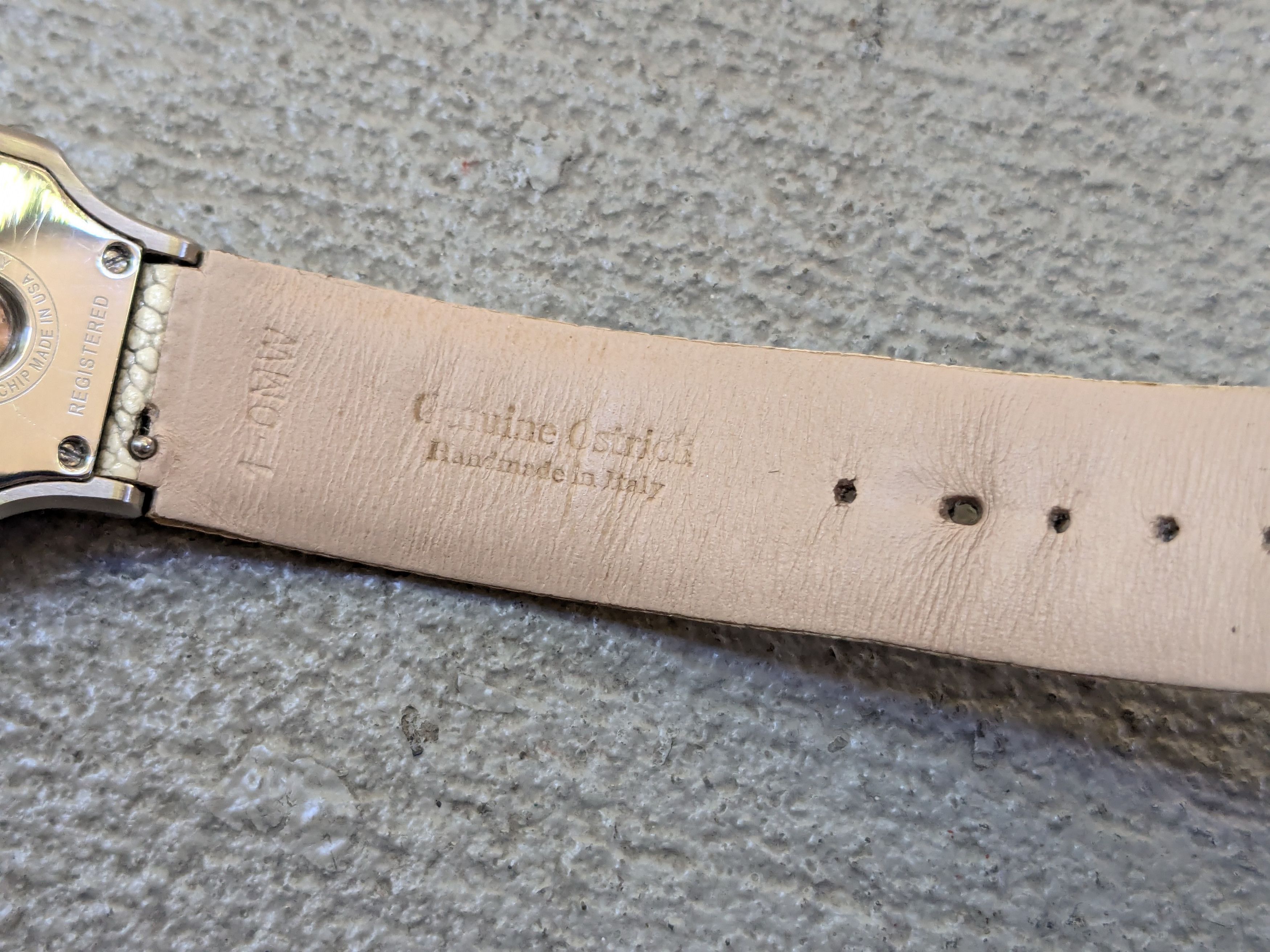 Other Phillip Stein Watch Dual Time Ostrich Leather Avant Garde Size ONE SIZE - 7 Thumbnail