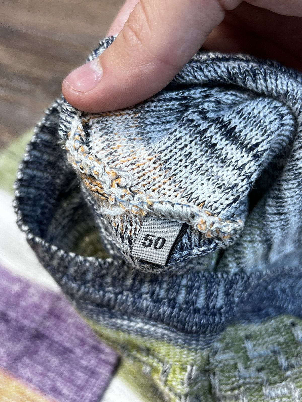 Missoni Missoni Sport Viscose Cotton Multicolour Knit Sweater Size US M / EU 48-50 / 2 - 7 Thumbnail