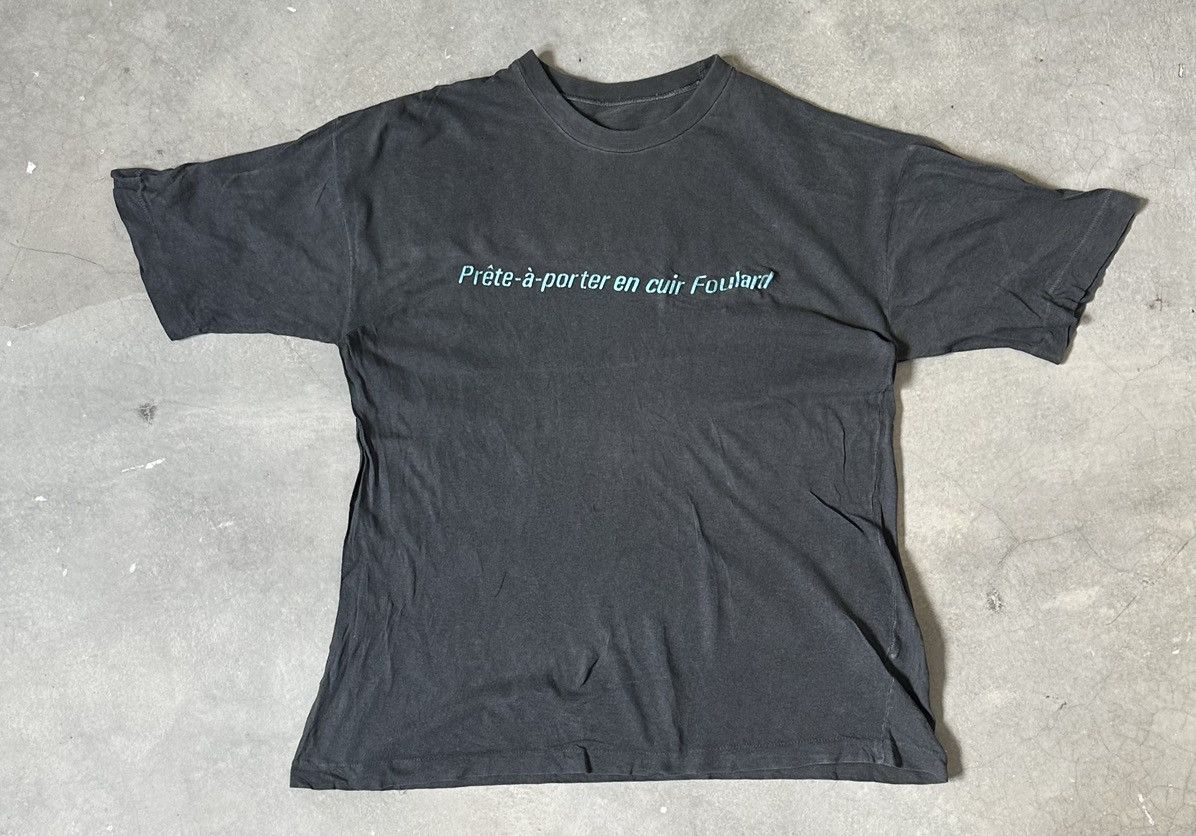 Japanese Brand VINTAGE PAPERTHIN PRET A PORTER FOULARD TEE Size US M / EU 48-50 / 2 - 1 Thumbnail