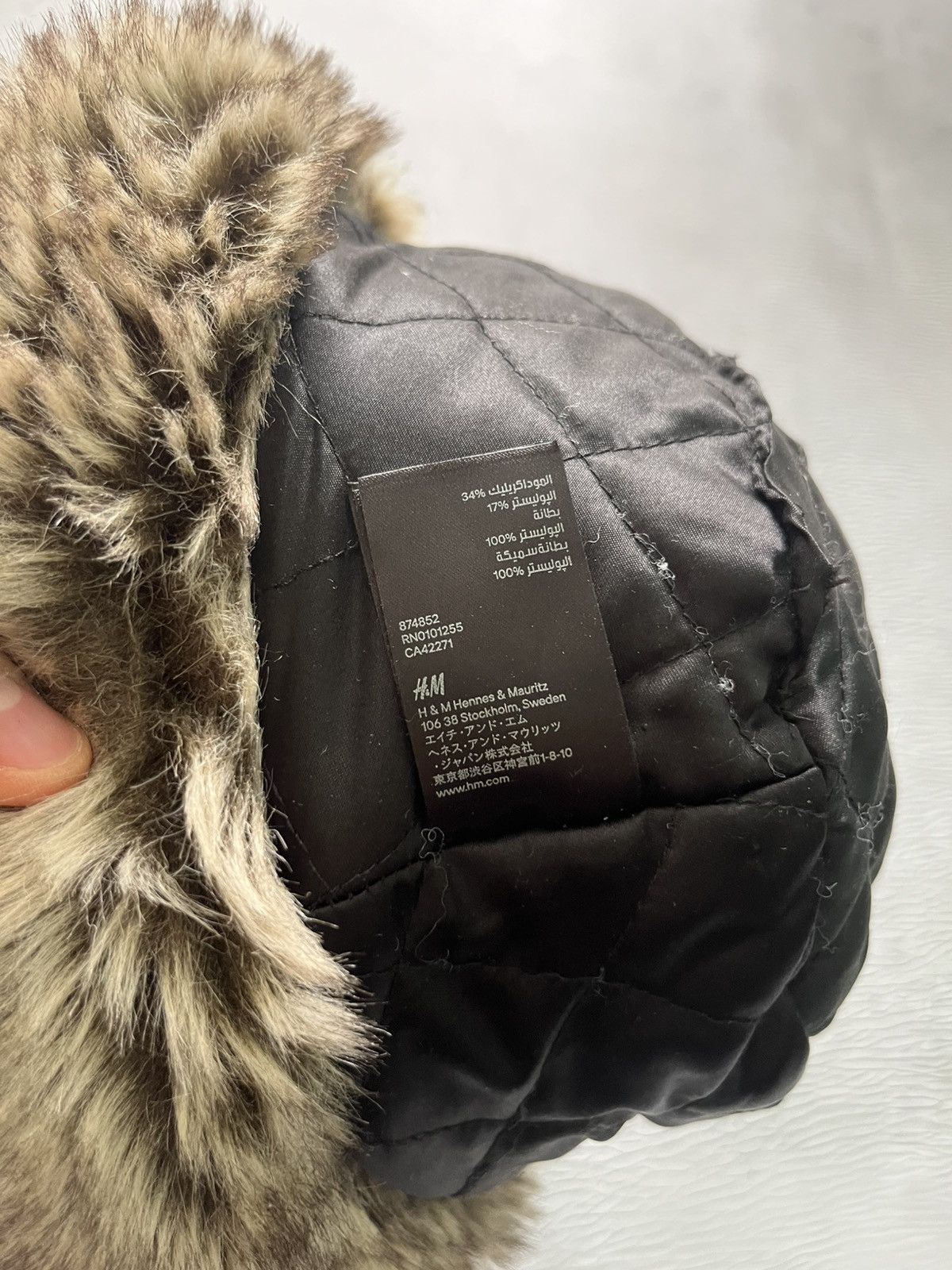 Hysteric Glamour Y2K Faux Fur Ushanka Vintage Fuzzy Warm Trapper Hat Size ONE SIZE - 7 Thumbnail