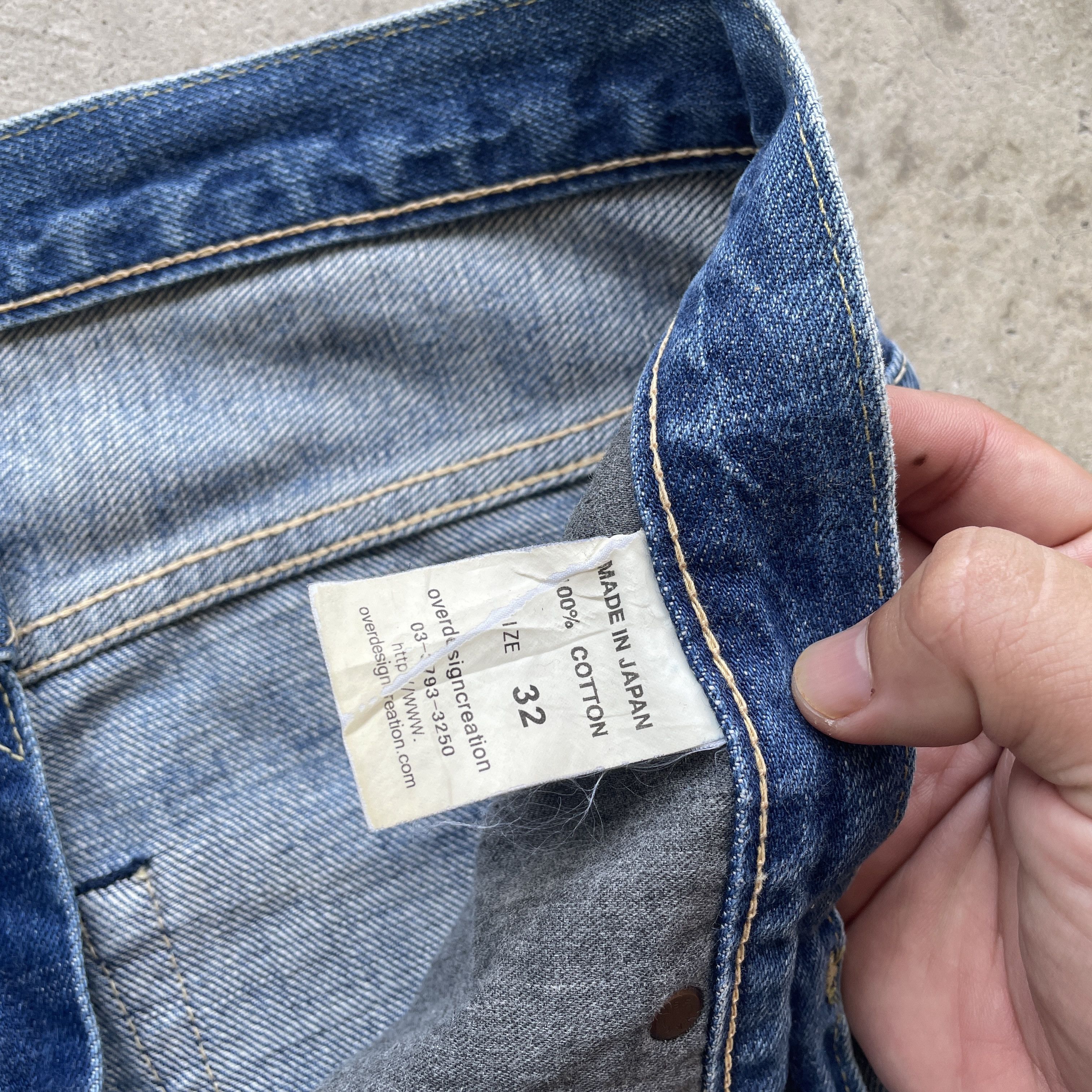 Japanese Brand W32 VINTAGE JAPANESE DISTRESSED SELVEDGE JEANS FADED PANTS Size US 32 / EU 48 - 8 Thumbnail