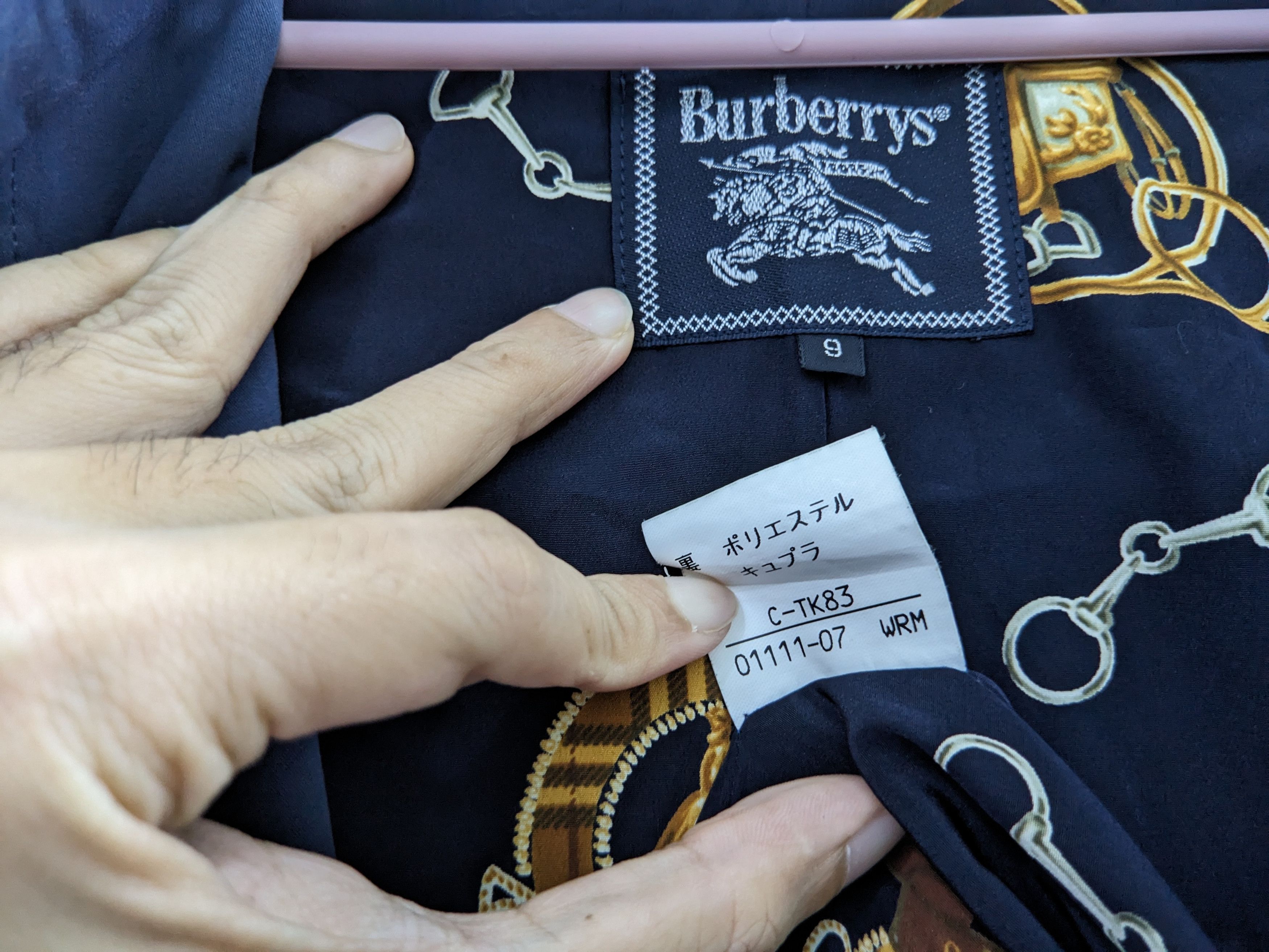 Burberry × Vintage Vintage 90s burberry burberrys Trench coat Size US M / EU 48-50 / 2 - 7 Thumbnail