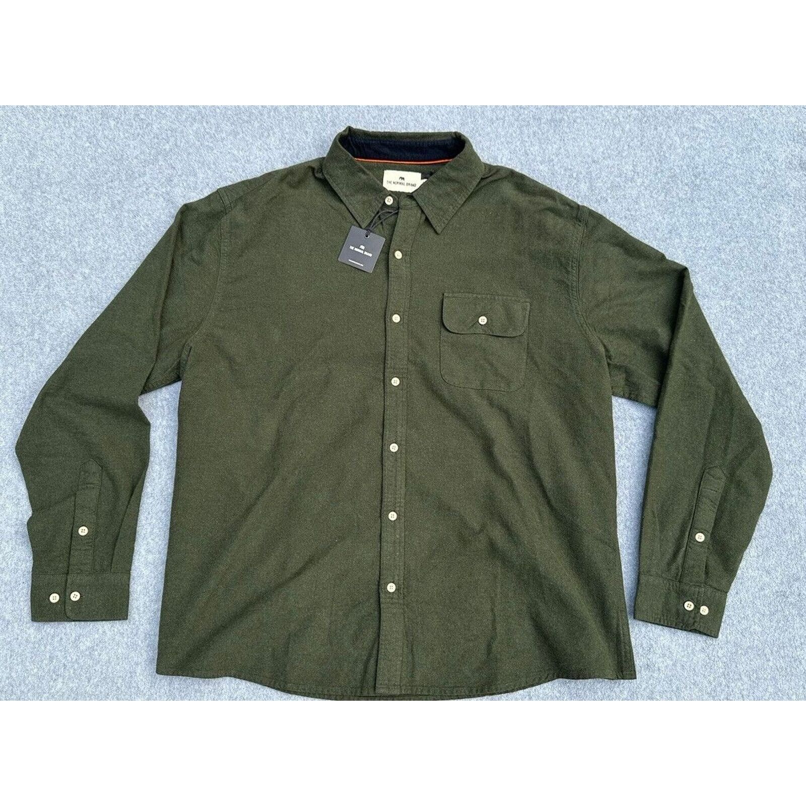 Other The Normal Brand Chamois Woven Button Up Shirt Sz XXL NWT Size US XXL / EU 58 / 5 - 2 Thumbnail
