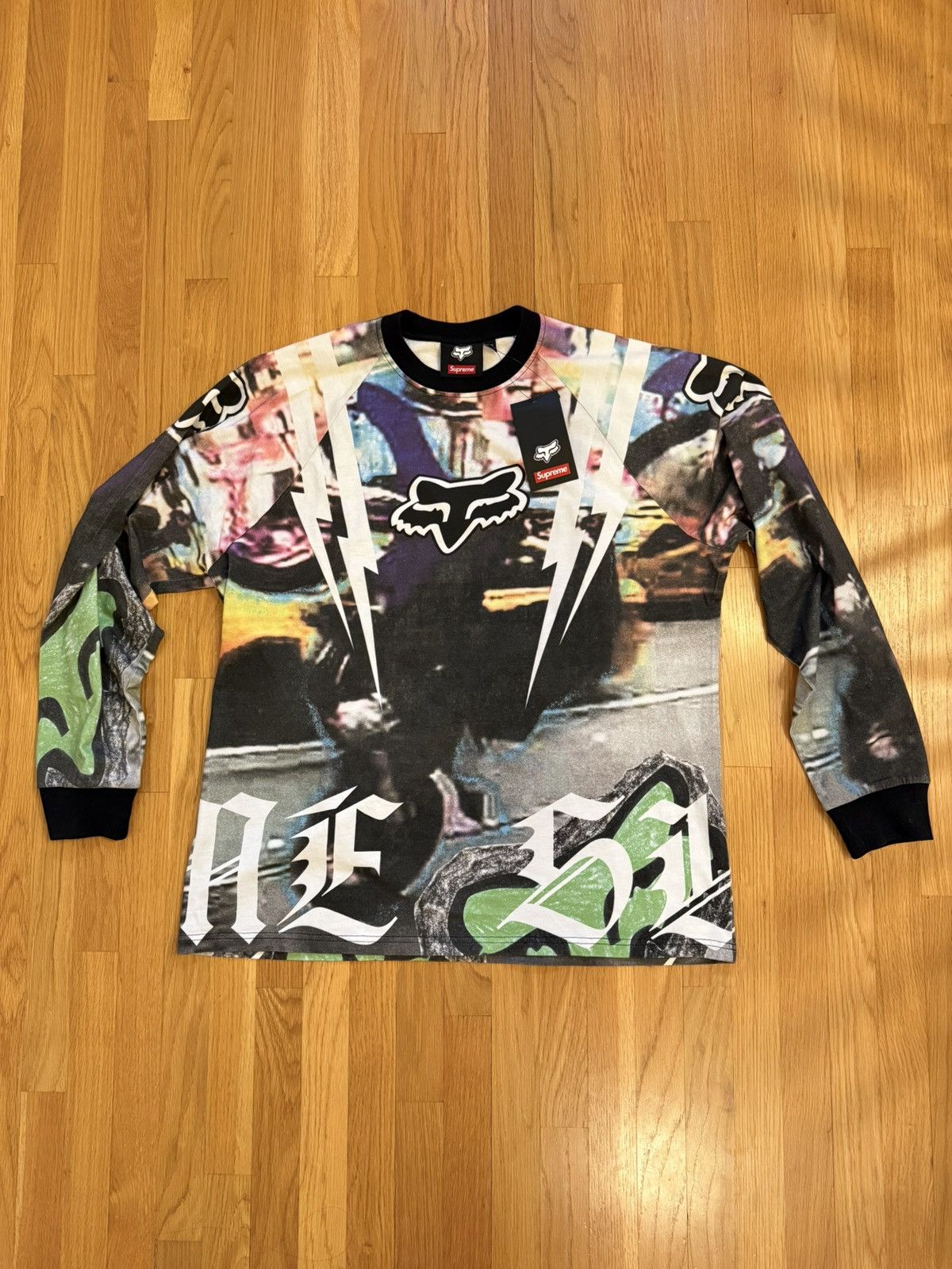 Fox Racing × Supreme Authentic Supreme®/Fox Racing® Long Sleeve Shirt Size US M / EU 48-50 / 2 - 1 Thumbnail