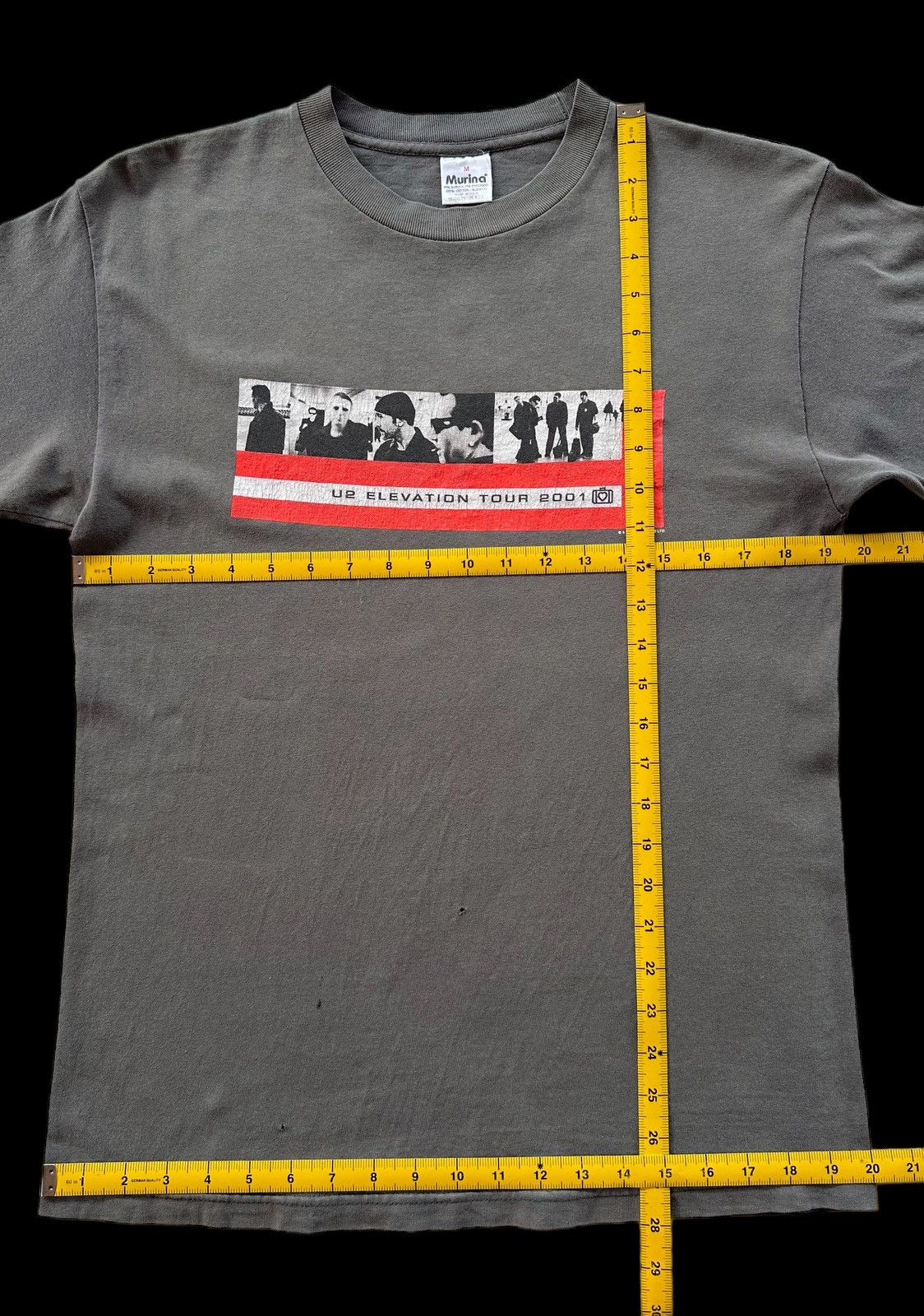 Band Tees Vintage U2 Band Elevation Tour 2001 Size US M / EU 48-50 / 2 - 11 Thumbnail