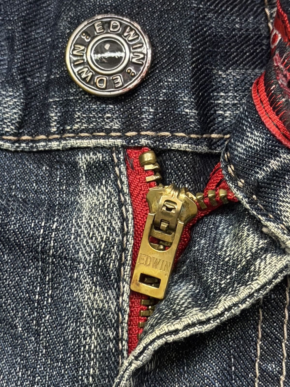 Edwin Vintage Edwin 503 Edge Of Blue Jeans Japan Denim | W35 Size US 35 - 8 Thumbnail