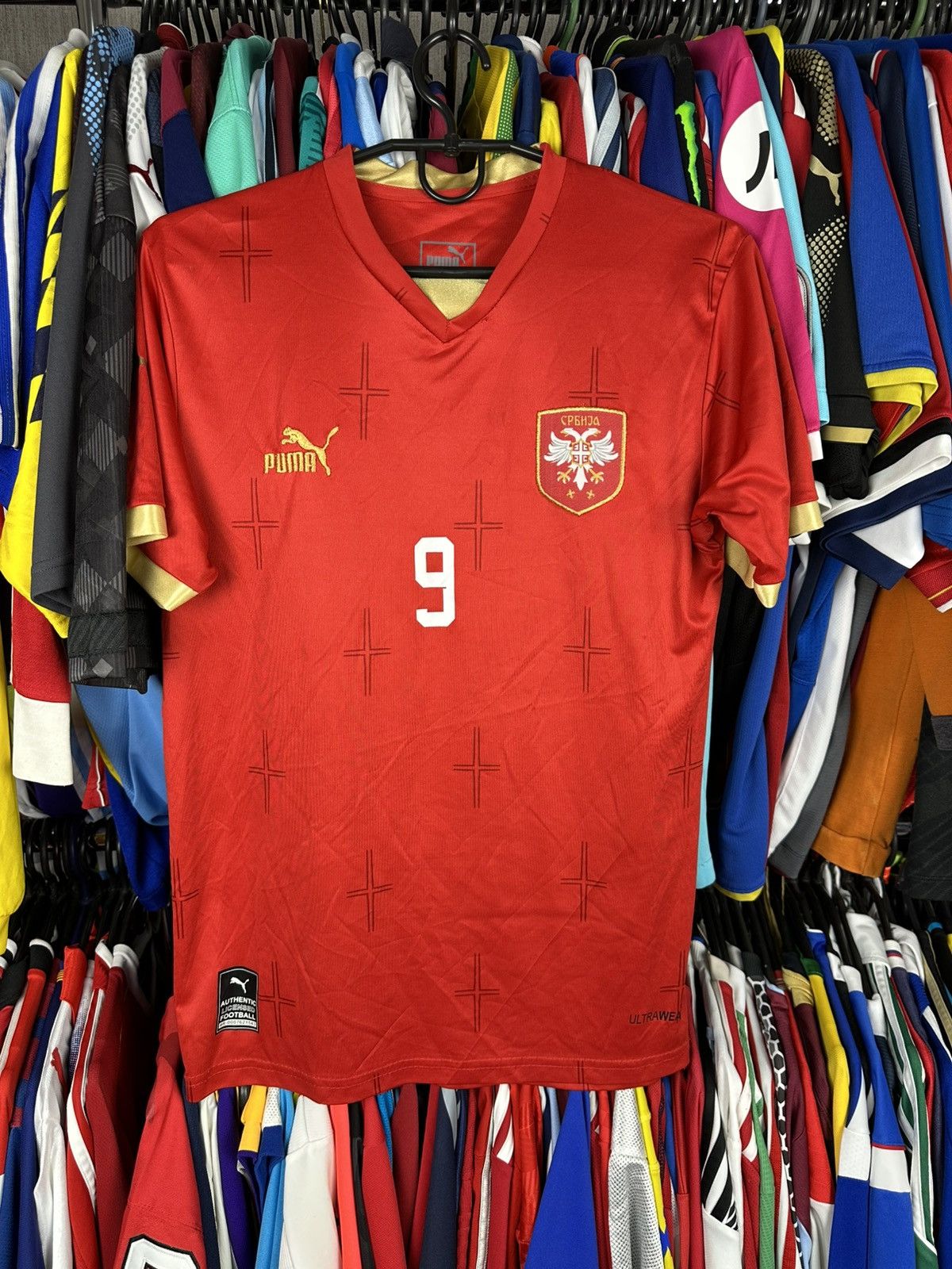 Other 2022 Serbia A. Mitrovic Jersey Shirt Kit Home World Cup Size US S / EU 44-46 / 1 - 1 Thumbnail