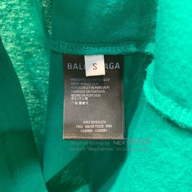 Balenciaga Balenciaga Logo Letter Print Short Sleeve T-Shirt Size US S / EU 44-46 / 1 - 8 Thumbnail