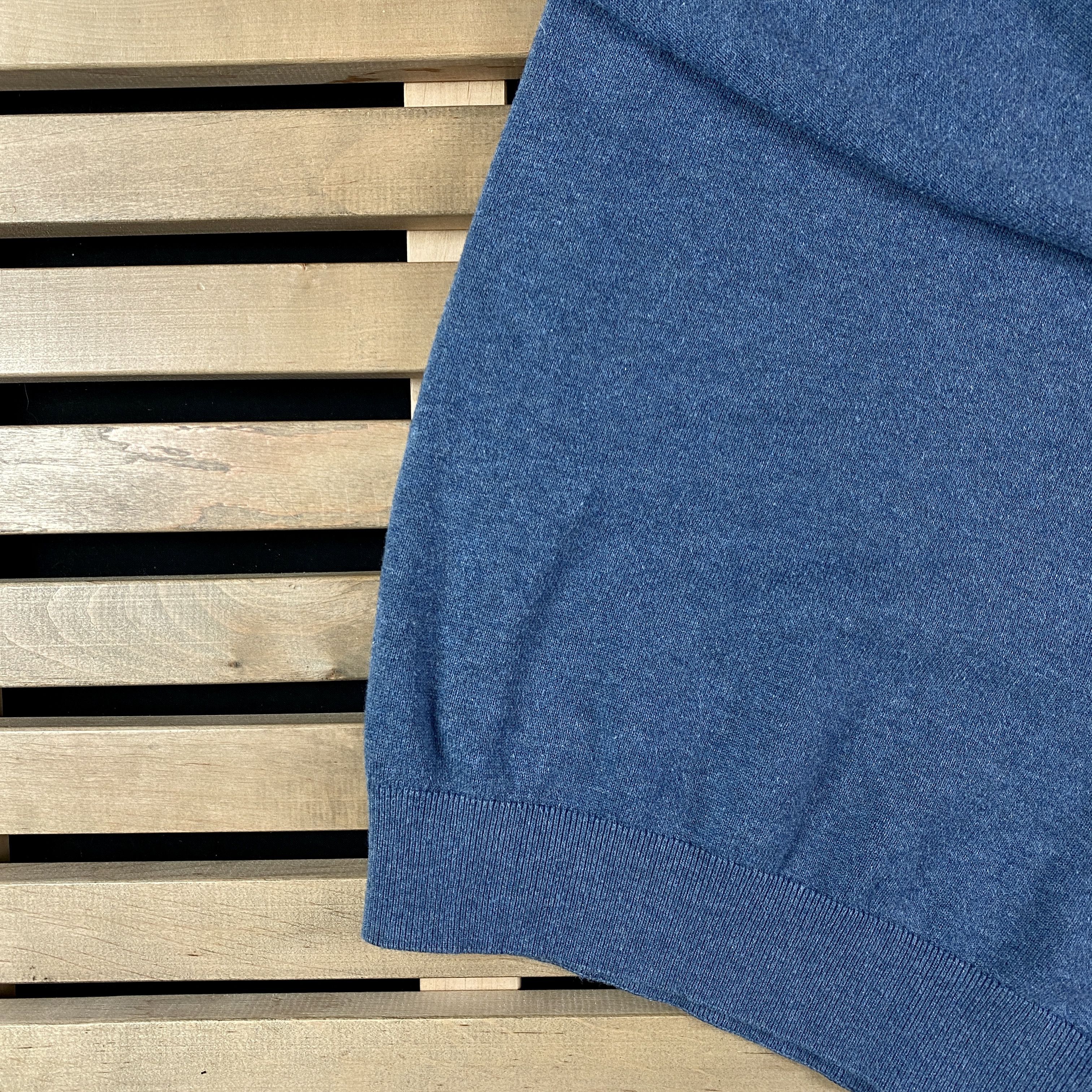 Barbour Mens Sweater Jumper Barbour V Neck Size M Blue Size US M / EU 48-50 / 2 - 3 Thumbnail