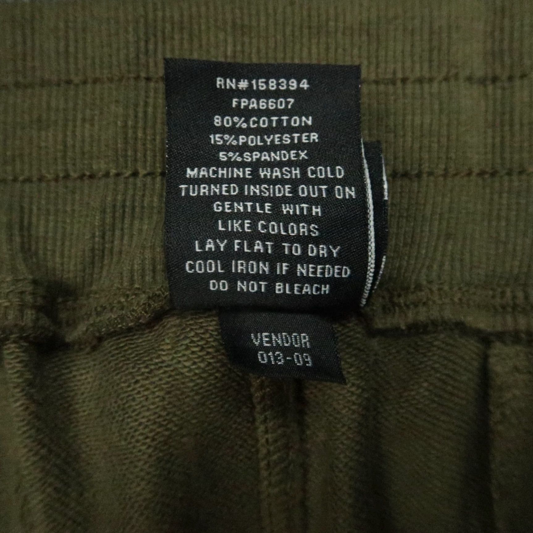 Vintage Rock Revival Pants Men L Green Jogger Sweat Distressed Athletic Zip Pocket Pockets 34 In Inseam Size US 33 - 6 Thumbnail