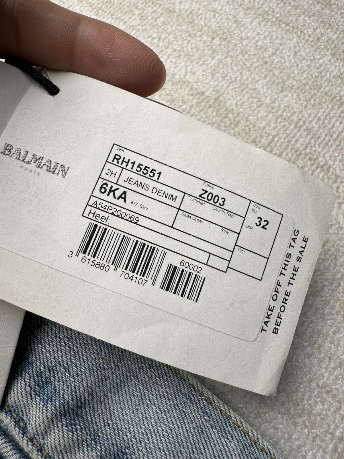 Balmain Moto jeans 32 Size US 32 / EU 48 - 19 Thumbnail