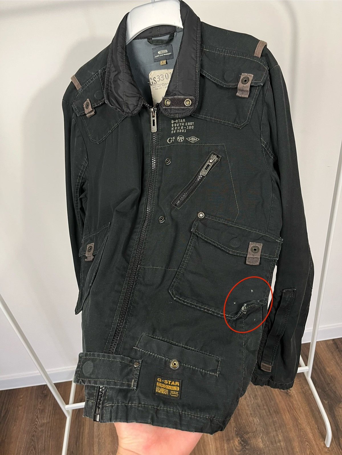 G-Star G-Star RAW GS3301 Tactical Jacket L w/ Big Back Logo Size US L / EU 52-54 / 3 - 5 Thumbnail