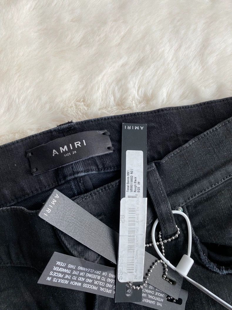 Amiri Amiri Washed black mx1 jeans 2501-Nextarrow Size US 28 / EU 44 - 2 Thumbnail