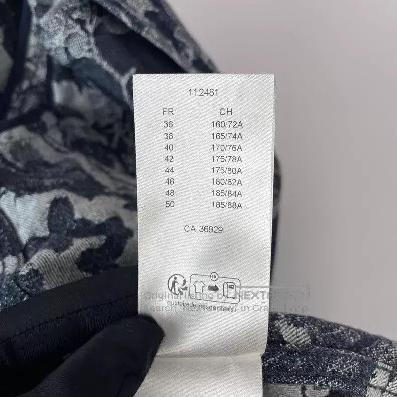 Louis Vuitton Louis Vuitton Blue floral embroidered logo denim short sle Size US M / EU 48-50 / 2 - 8 Thumbnail
