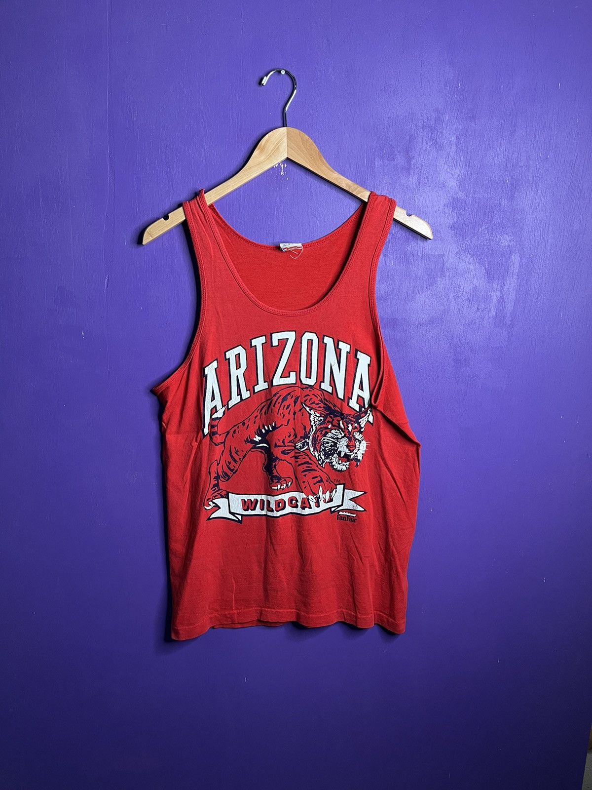Vintage Vintage 90s Arizona wildcats logo tank top Size US M / EU 48-50 / 2 - 1 Thumbnail