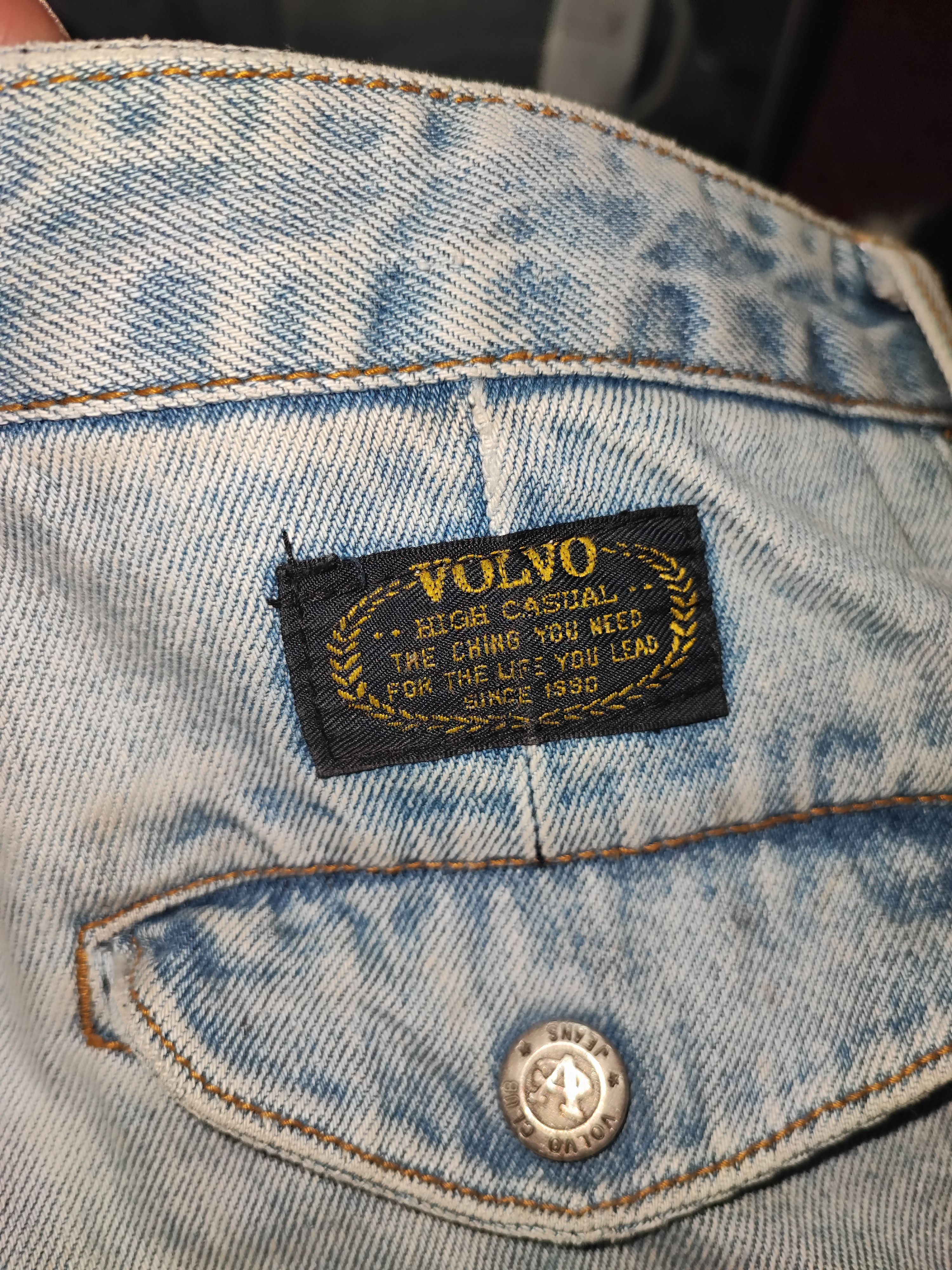 Vintage Volvo vintage y2k grunge faded blue skater baggy jeans Size US 30 / EU 46 - 14 Thumbnail