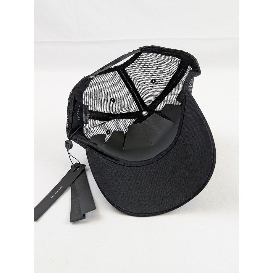 Amiri o1rshd1 Q:6 / Size: OS / MA Logo Trucker Hat / Cap in Black Size ONE SIZE - 8 Thumbnail