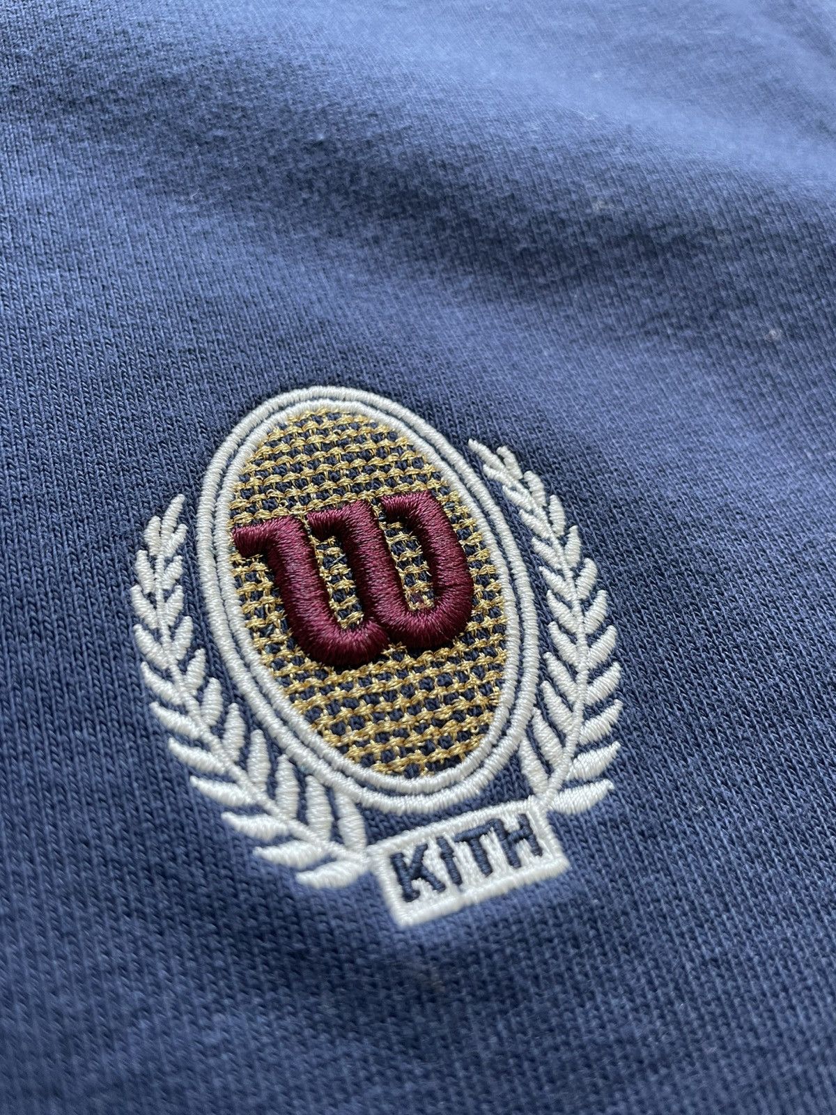 Kith × Wilson Kith x Wilson Cropped Quarter Zip Up Pullover Women's Small Size S / US 4 / IT 40 - 4 Thumbnail