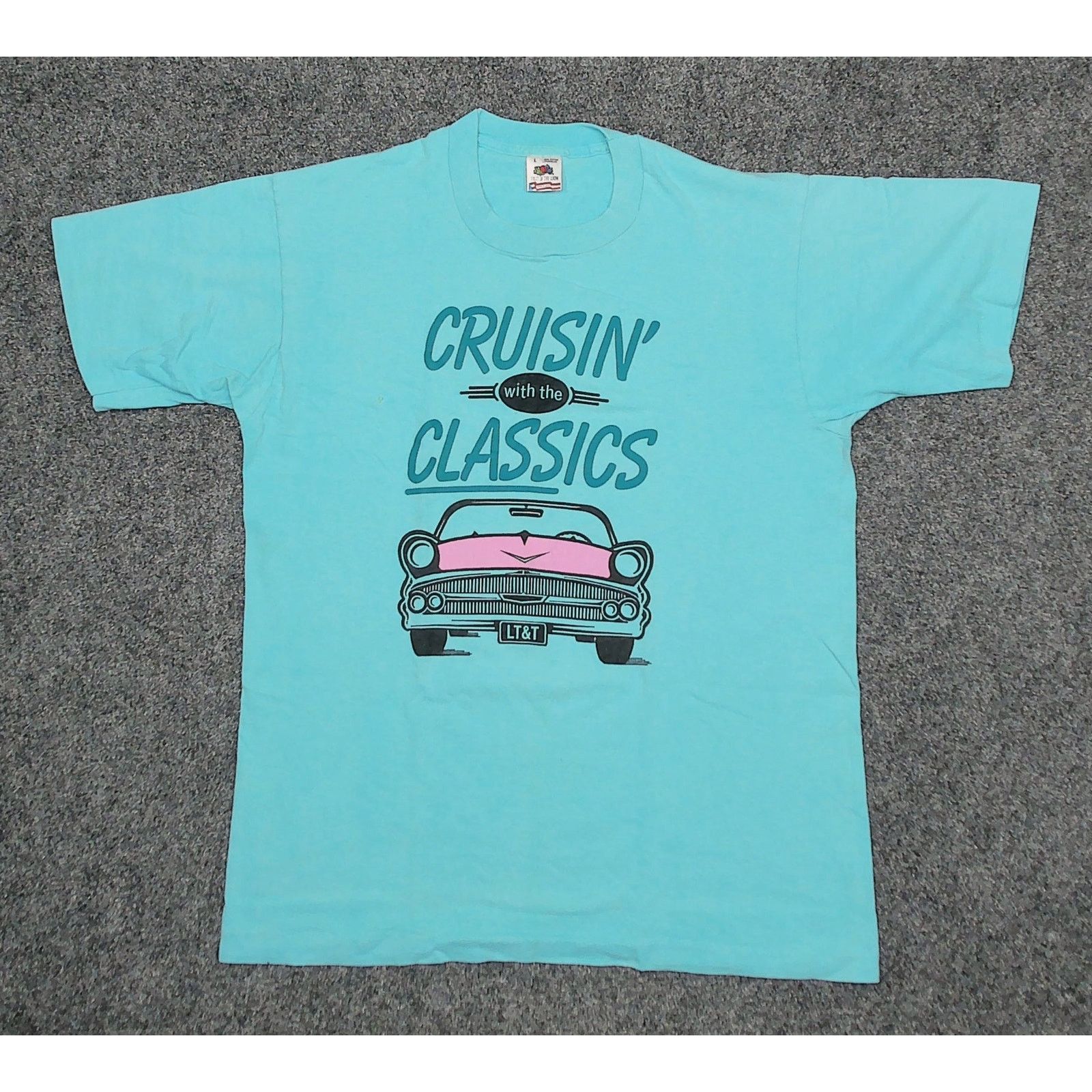 Fruit Of The Loom Fruit Of The Loom 90s Single Stitch Cruisin Classics Car Tee Size US L / EU 52-54 / 3 - 3 Thumbnail