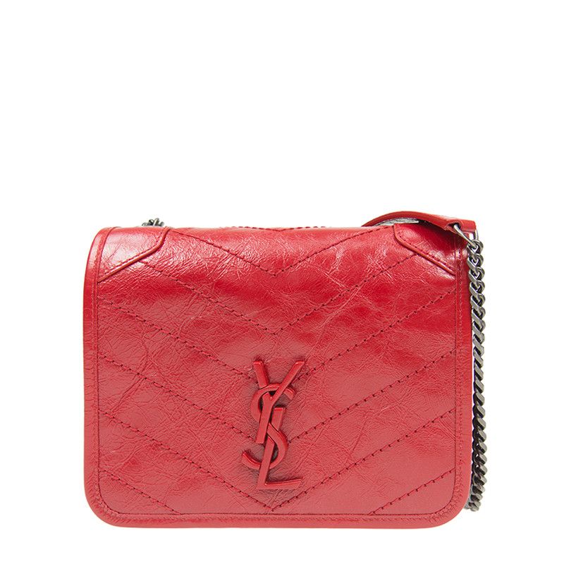 Saint Laurent Paris o1bcso1str1225 Size:OS/Niki Baby In vintage in Red Size ONE SIZE - 1 Thumbnail