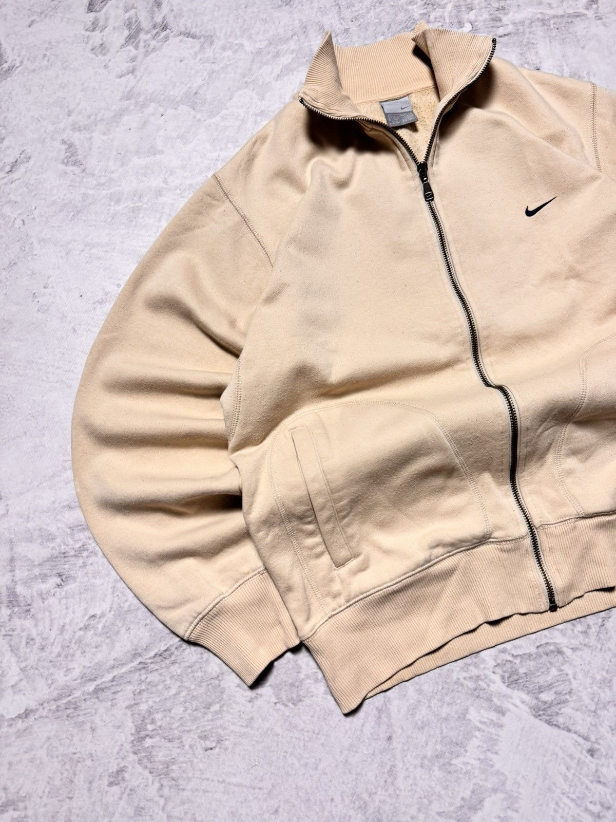 Nike × Vintage 00s Nike Vintage Mini Swoosh Oversize Pullover Sweatshirt Size US M / EU 48-50 / 2 - 2 Thumbnail