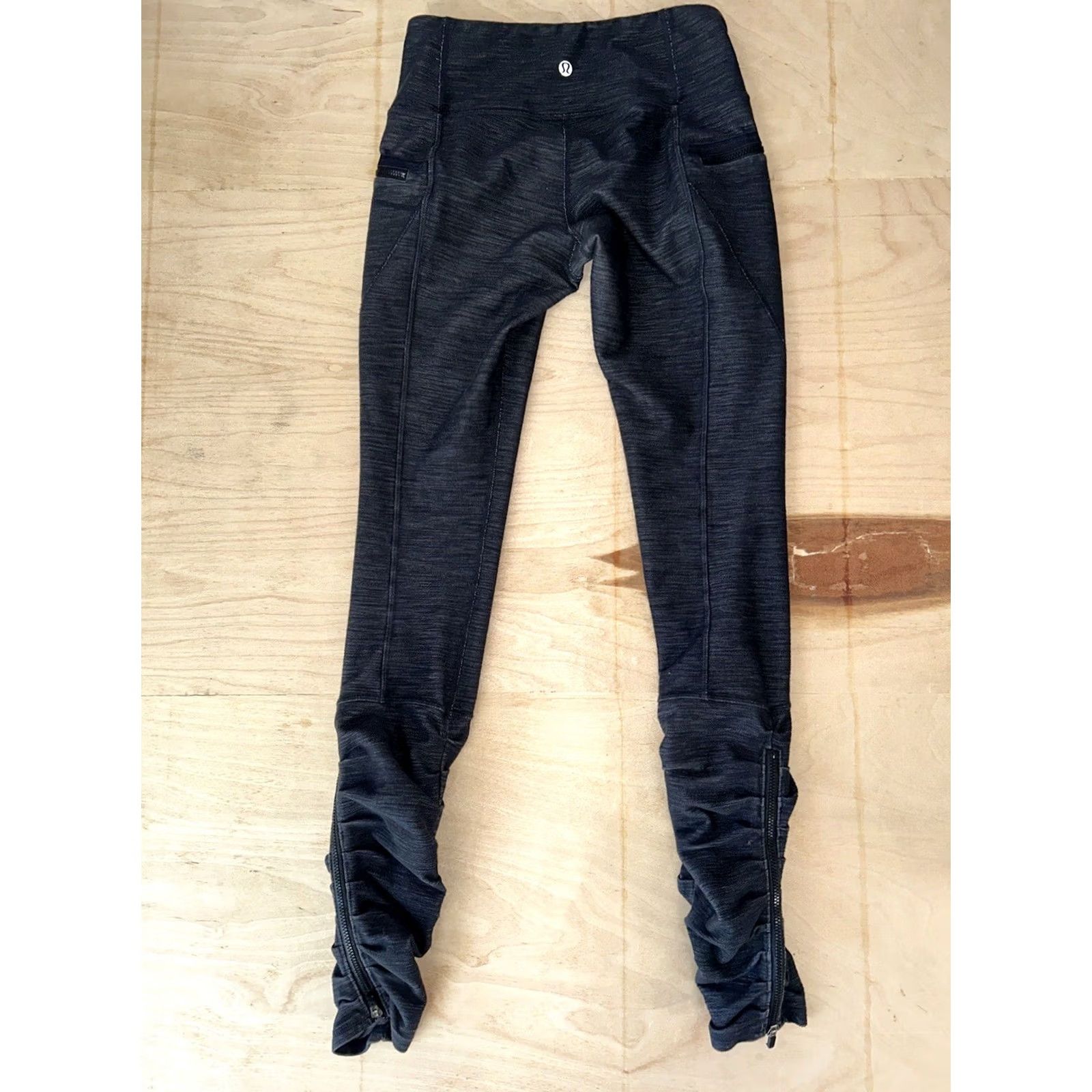 Lululemon Lululemon Insight Pant Leggings Black Deep Coal Slub Denim Size 4 Size 27" / US 4 / IT 40 - 3 Thumbnail