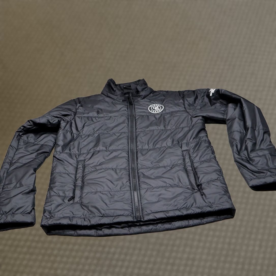 The North Face VINTAGE The North Face Jacket Mens S Black Quilted Puffer Full Zip Logo Embroidered Stand-Up Collar Size US S / EU 44-46 / 1 - 1 Thumbnail
