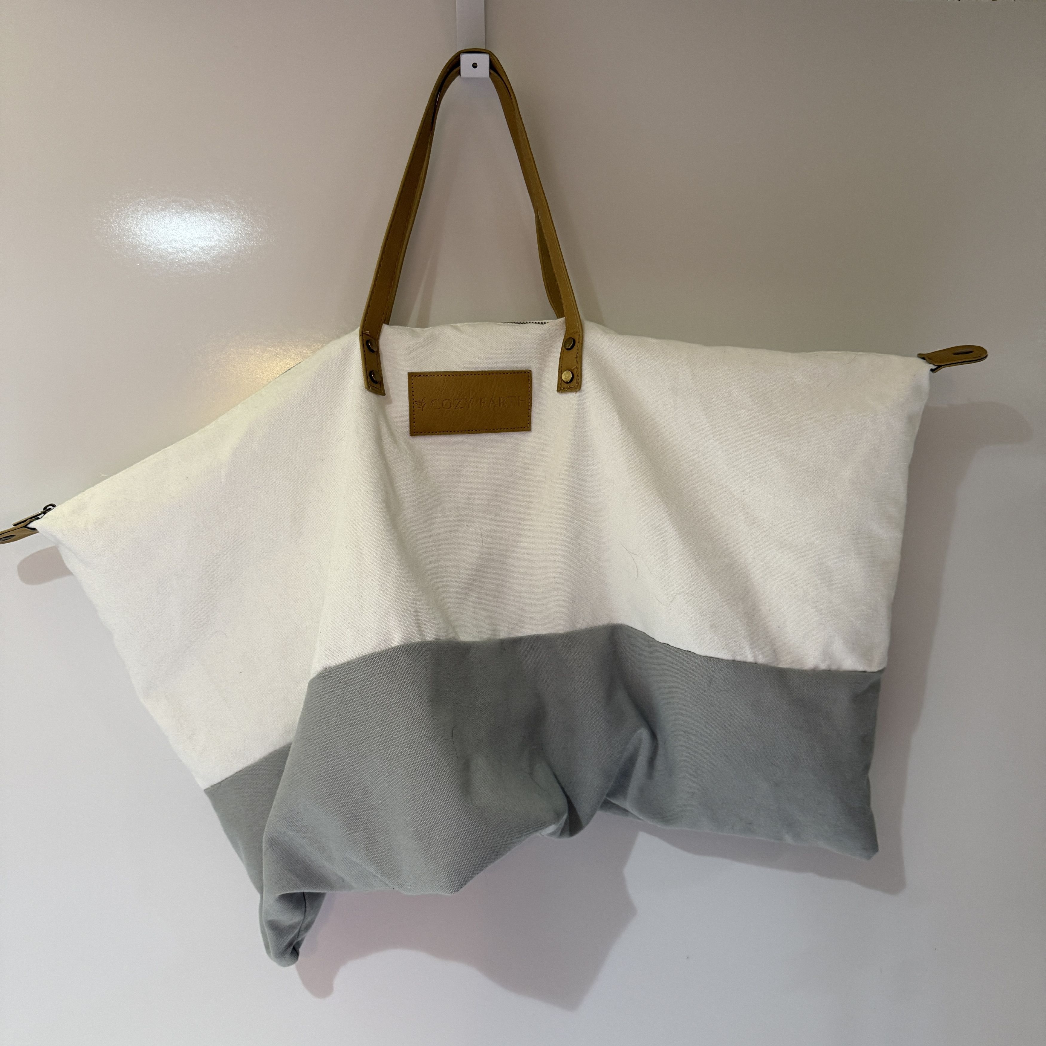 Other Cozy Earth Cotton Canvas Faux Leather Size ONE SIZE - 1 Thumbnail