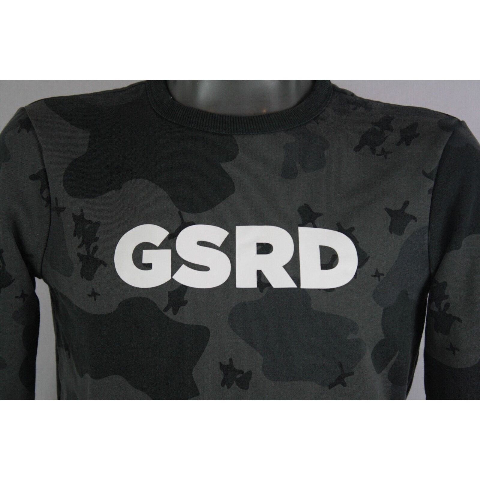 G-Star G Star RAW Camo Crewneck Sweatshirt Mens S Gray Pullover Size US S / EU 44-46 / 1 - 2 Thumbnail