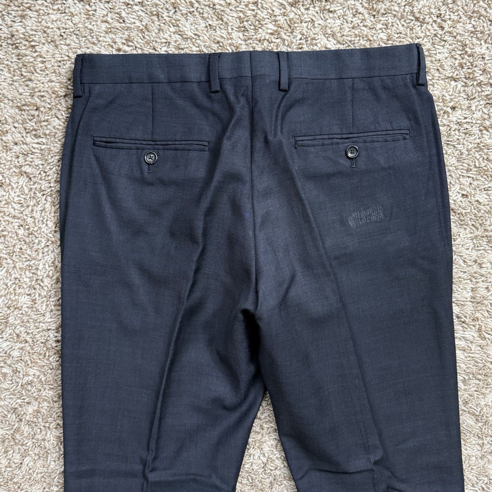 J.Crew J.Crew Ludlow Tollegno 1900 Wool Suit Navy Blue Jacket 40R Size 40R - 12 Thumbnail
