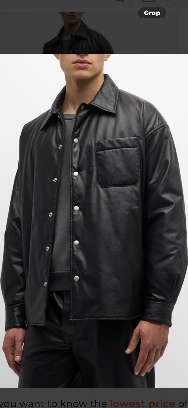 John Elliott John elliott mens leather jacket. 2/M. $1650 Size US M / EU 48-50 / 2 - 1 Thumbnail