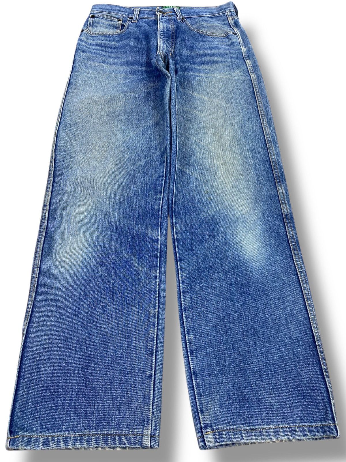 Moschino Mochino Mud Wash Whiskered Straight Leg Style Jeans Size US 30 / EU 46 - 1 Thumbnail