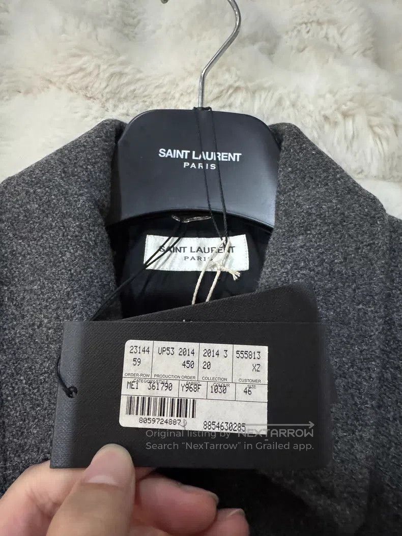 Saint Laurent Paris Saint Laurent Paris Gray Zebra Print Baseball Jacket Size US S / EU 44-46 / 1 - 3 Thumbnail