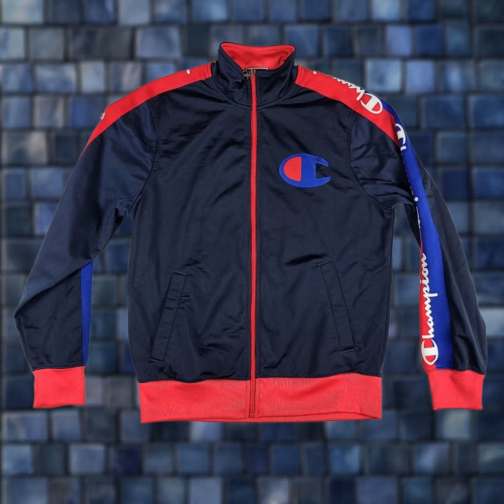 トップス Champion x DressCamp T-REX Champion × DressCamp T-Rex Tracktop Sweater Jacker | Grailed