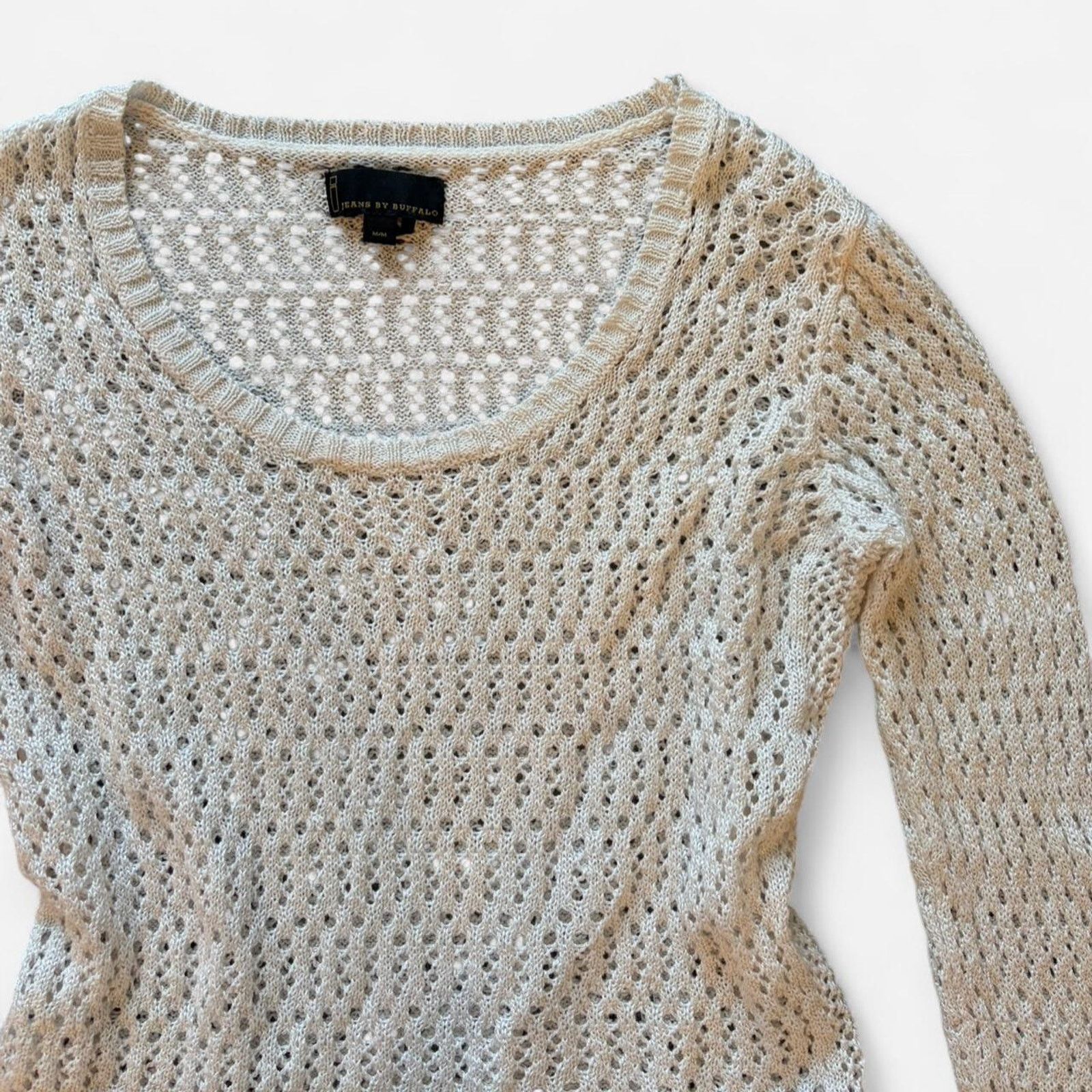 Other White crochet long sleeve top Size M / US 6-8 / IT 42-44 - 1 Thumbnail
