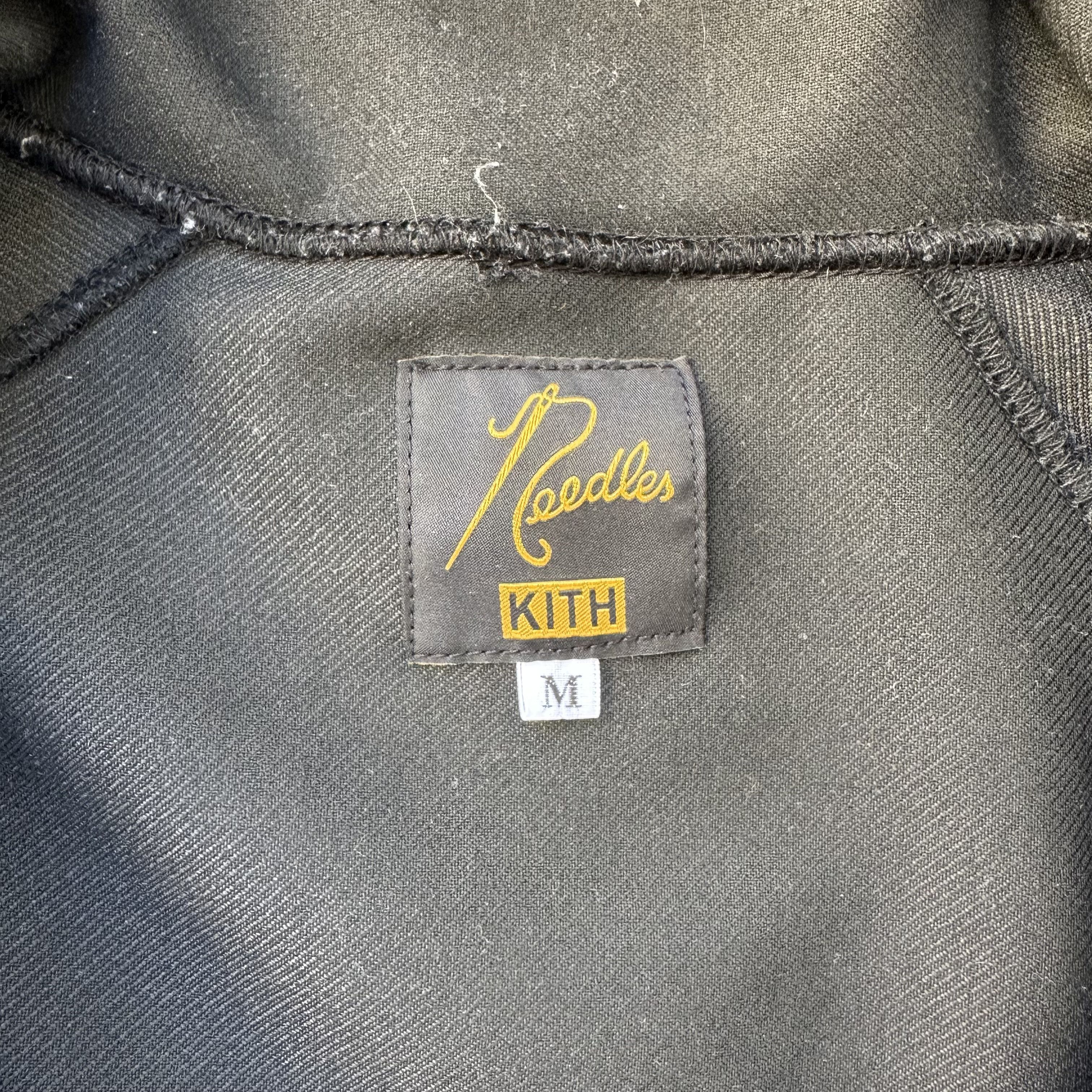 Kith × Needles Kith for Needles Double Knit Track Jacket Black Medium Size US M / EU 48-50 / 2 - 3 Thumbnail