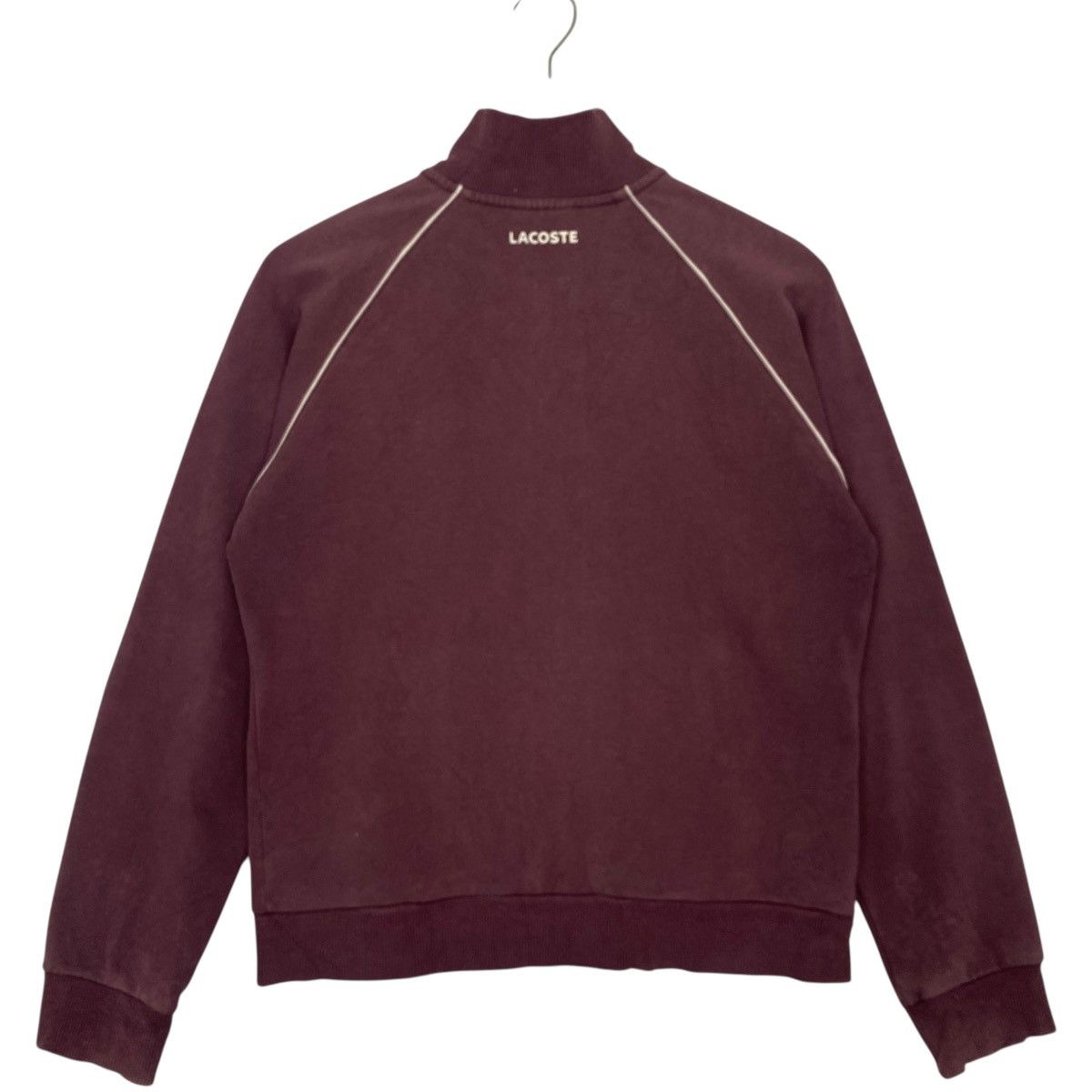 Other Vintage 90s Lacoste Full Zip Sweater Purple Pullover Size S Size US S / EU 44-46 / 1 - 5 Thumbnail