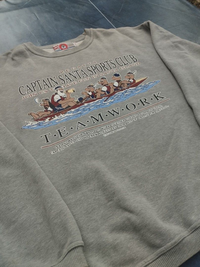 Captain Santors × Japanese Brand × Vintage Captain Santa Sweatshirt Size US L / EU 52-54 / 3 - 2 Thumbnail