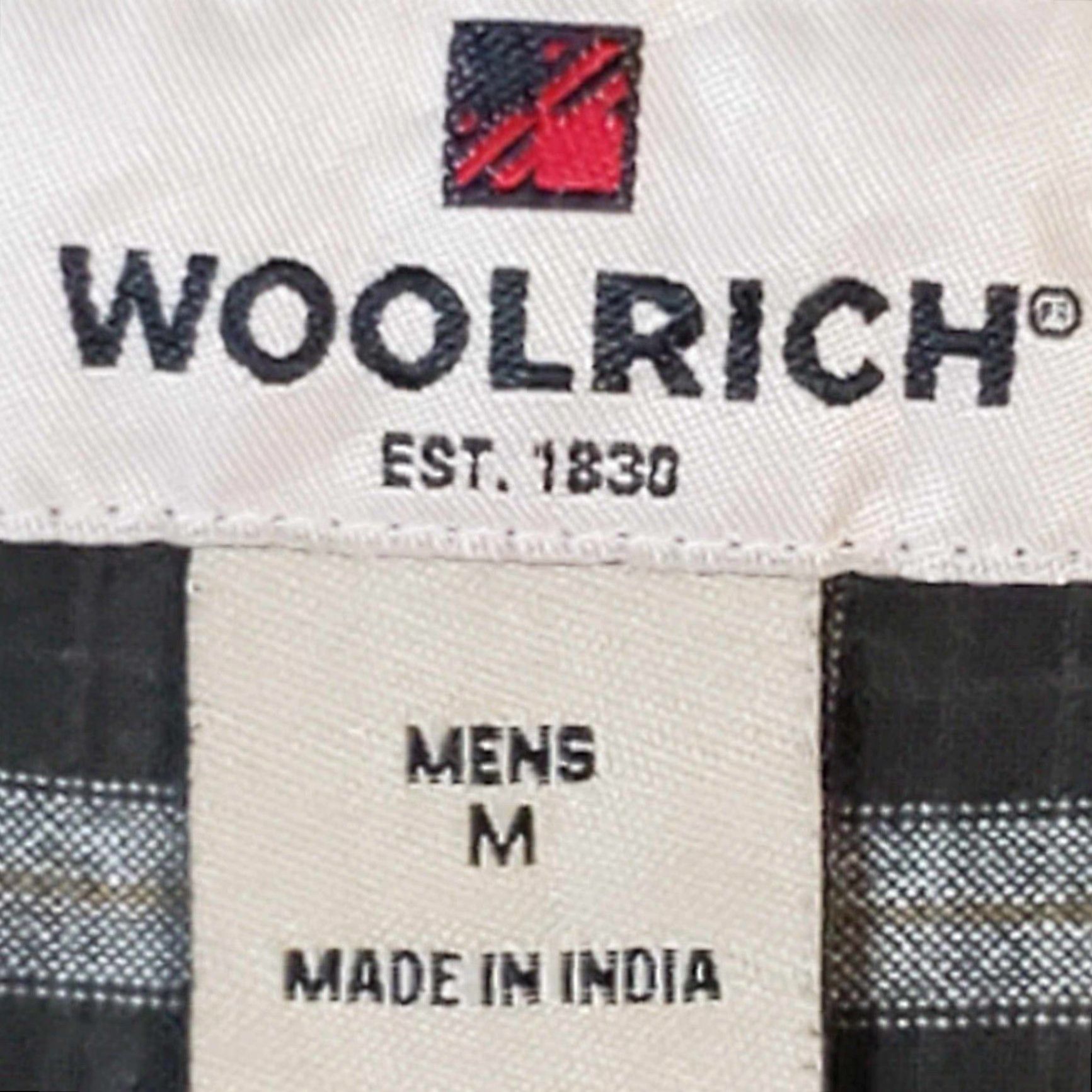 Vintage Woolrich Mens Flannel Shirt Olive Green Medium M 6024 Size US M / EU 48-50 / 2 - 2 Thumbnail