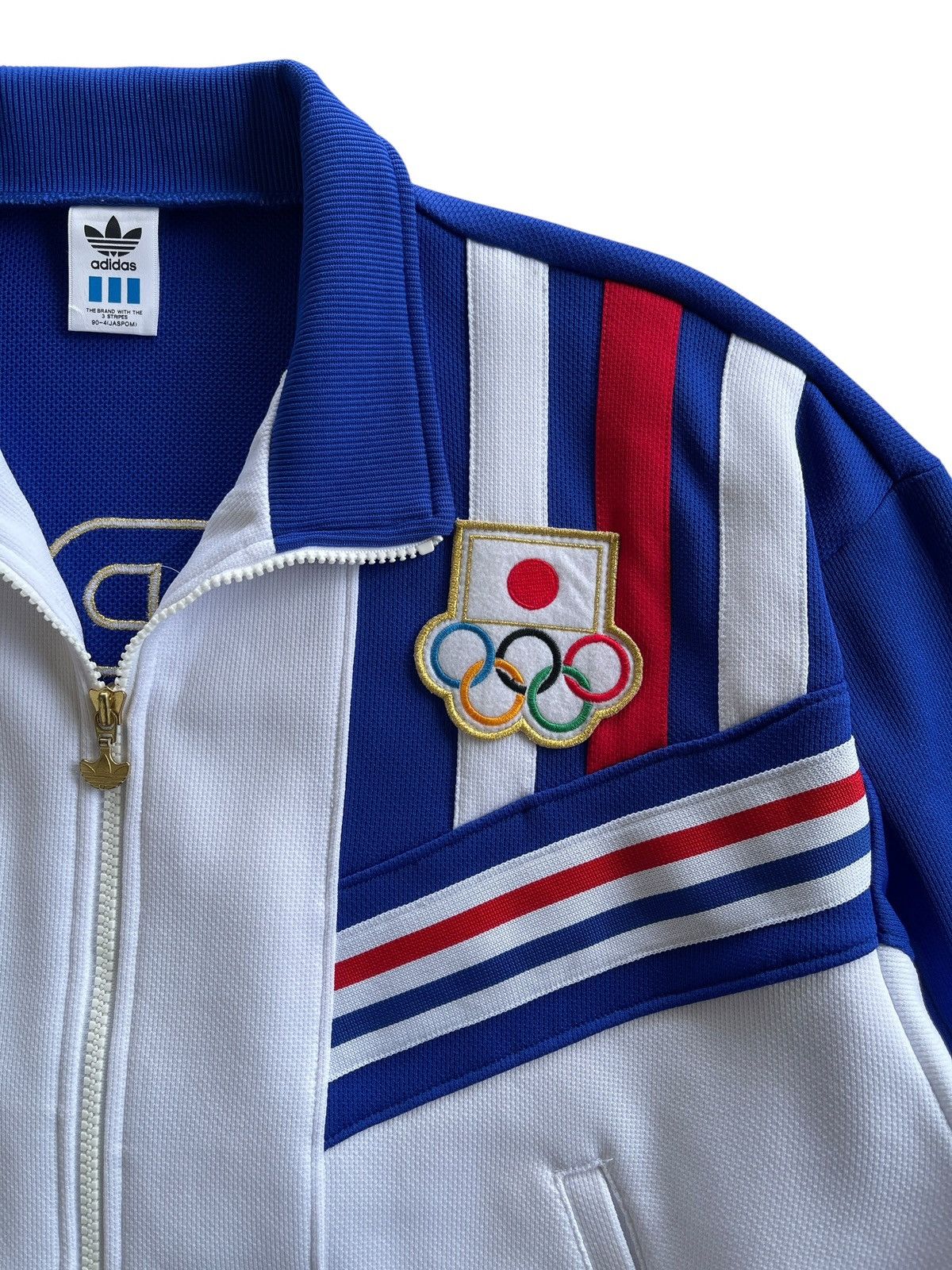 Vintage RARE 80s Adidas Descente Olympic Japan Tracktop Jacket Size US M / EU 48-50 / 2 - 5 Thumbnail