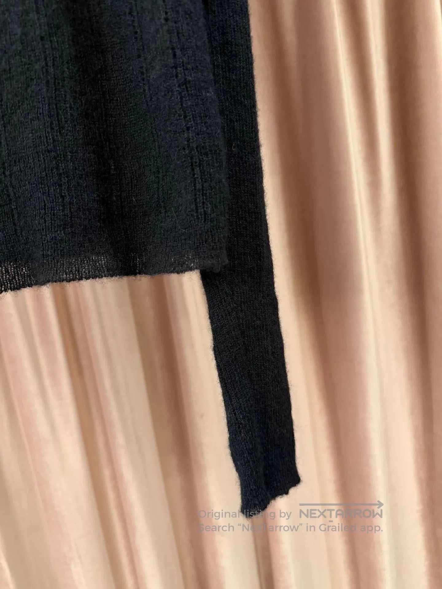 Saint Laurent Paris Black Long Sleeve Knit Sweater Size S. Size US S / EU 44-46 / 1 - 6 Thumbnail