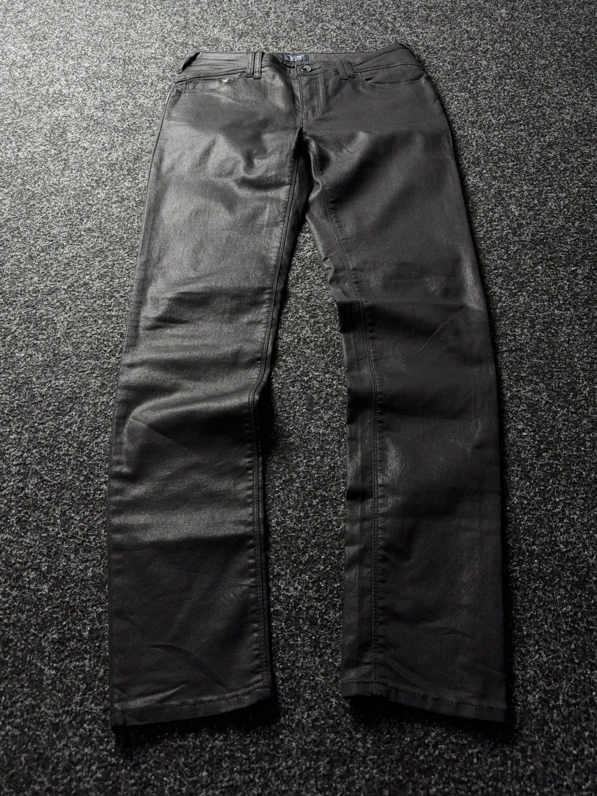 Armani Vintage 00s Luxury Designer Armani Jeans Tessuto skiny pants Size 30" / US 8 / IT 44 - 1 Thumbnail