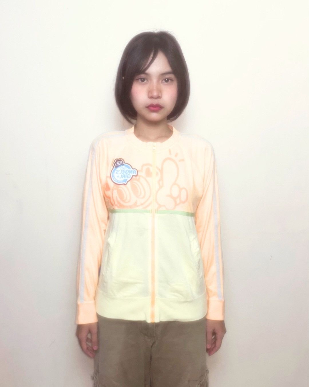 Angel Blue Angel Blue Japan Big Graphic Two-Tone Track Jacket Neon Size XS / US 0-2 / IT 36-38 - 6 Thumbnail