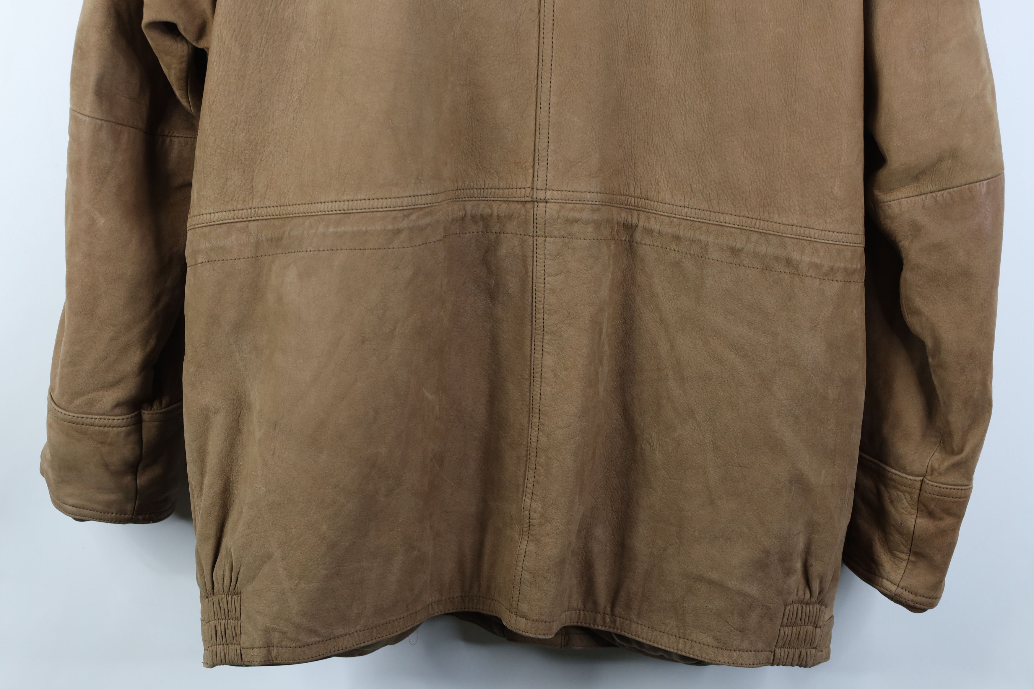 Vintage Vintage 90s Streetwear Lined Suede Leather Chore Barn Jacket Size US L / EU 52-54 / 3 - 17 Thumbnail