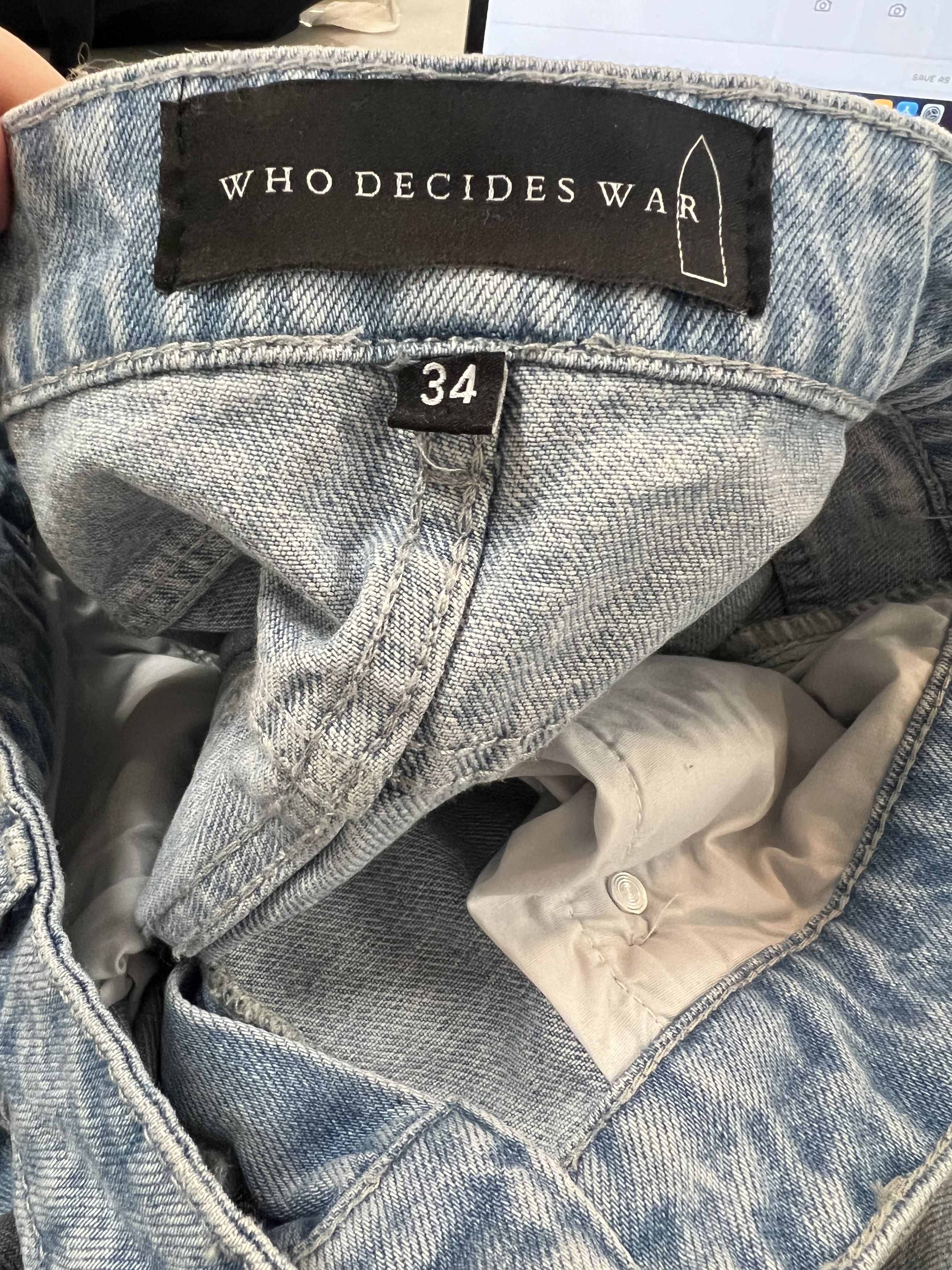 Who Decides War Winged Logo Bondage Pant Size US 34 / EU 50 - 4 Thumbnail