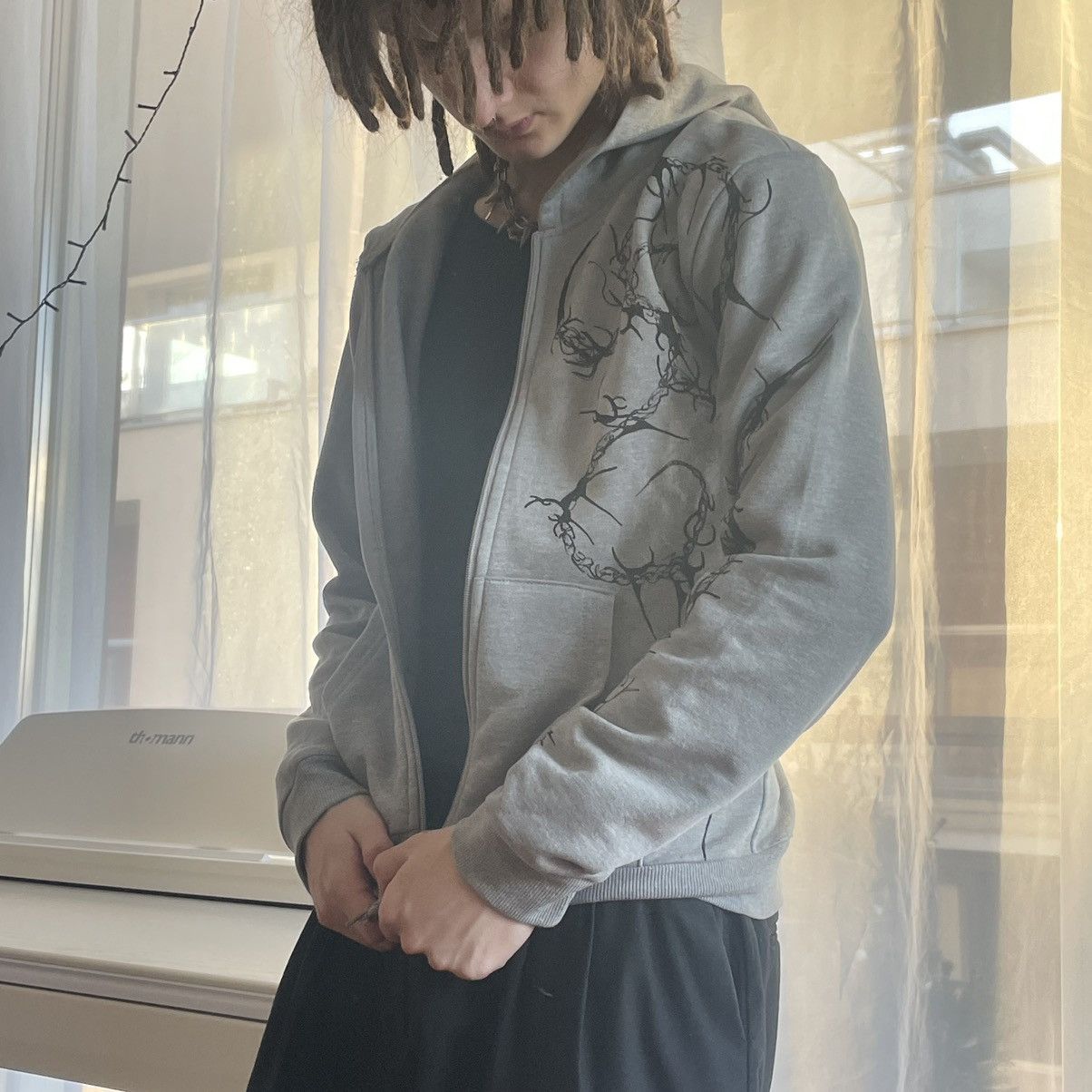Tribal Streetwear × Vintage rare zip tribal hoody Size US S / EU 44-46 / 1 - 4 Thumbnail